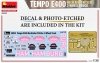 MiniArt 38025 TEMPO E400 HOCHLADER PRITSCHE 3-WHEEL TRUCK 1/35